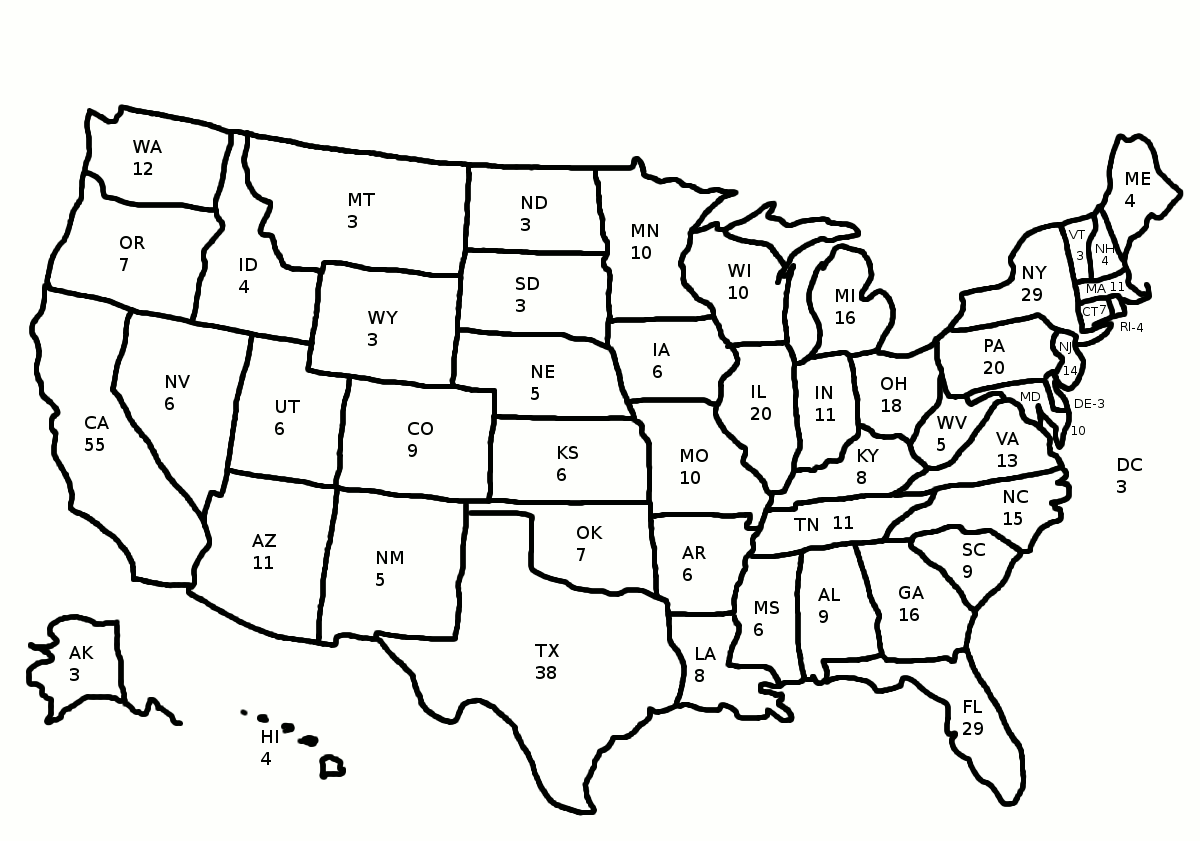 the electoral college map activity answer key